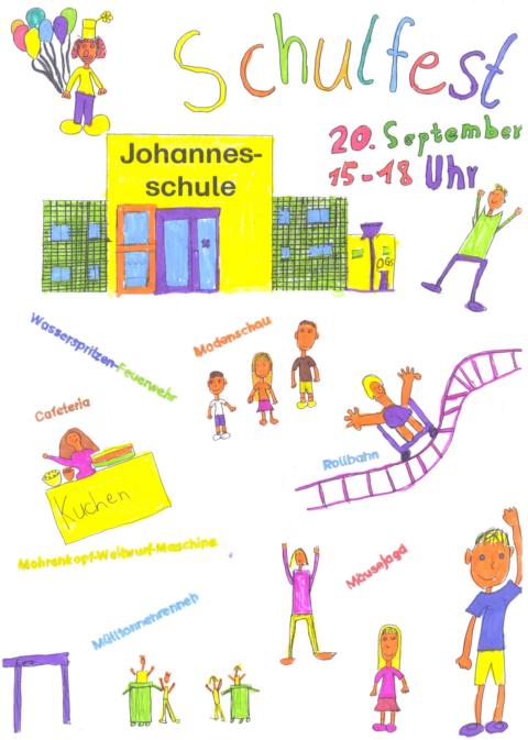 Plakat Schulfest 20.09.14